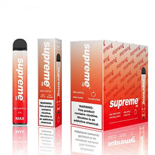 Red Apples flavor Supreme MAX Disposable Vape Device 2000 Puffs