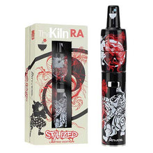 Samurai Black Atmos Kiln Ra Vaporizer Stylized Kit - The Smoke Plug