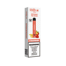 Strawnana Flavored Squid 1.6K Disposable Vape Device