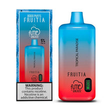 Tropical Paradise Flavored Fume FRUITIA Disposable Vape Device - 8000 Puffs | thesmokeplug.com - 6PK