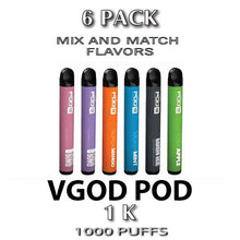 VGOD POD 1K Disposable Vape Pod Device – 6PK