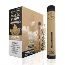 Virgina Tobacco Flavored Hyppe Max Flow MESH Disposable Vape