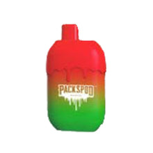 Watermelon Sugar (Watermelon) Flavored Packspod by Packwoods Disposable Vape Device 5000 Puffs