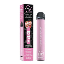 FUME EXTRA 5mg Yogurt Ice Cream Flavored Disposable Vape - 3PK