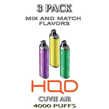 HQD Cuvie AIR Disposable Vape – 3PK