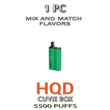 HQD Cuvie BOX Disposable Vape Device – 1PC