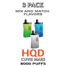 HQD Cuvie MARS Disposable Vape Device – 3PK
