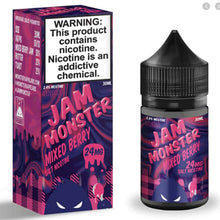Jam Monster Mixed Berry Salt 30ml 48Mg | thesmokeplug.com