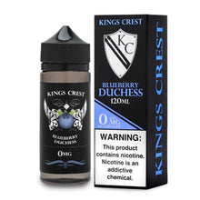 Kings Crest Blueberry Duchess 120ml 0Mg E-Liquid | thesmokeplug.com