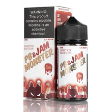 Pb Jam Monster Strawberry 100ml 0Mg E-Liquid | thesmokeplug.com
