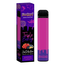 Triple Berry Flavored Foodgod ZERO 0% Disposable Vape Device