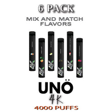 Uno 4K Disposable Vape Pod – 6PK