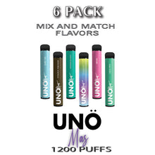 Uno Mas Disposable Vape Pod – 6PK | 1200 Puffs