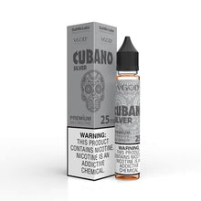 Vgod Cubano Silver Saltnic 30ml 50Mg | thesmokeplug.com