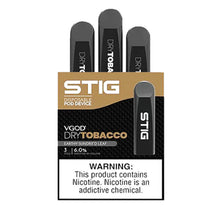 Vgod Stig Dry Tobacco Disposable Vape Pod Device 1Pc – The Smoke Plug