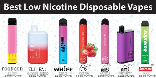 Best Low Nicotine Disposable Vapes for 2023