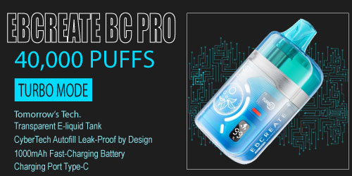 EBCREATE BC Pro 40K: The High-Capacity Disposable Redefining Flavor Performance in 2025