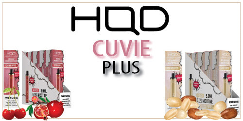 How many HQD CUVIE PLUS VAPE Flavors are there ?