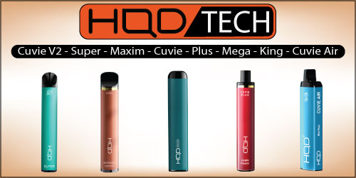 HQD Disposable Vape Device Comparison Sheet