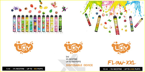 How many hits are in Loy Vapes and are they Safe ?