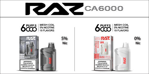 Raz CA6000 Disposable Vape: A Gadget Every Vaper Dreams Of
