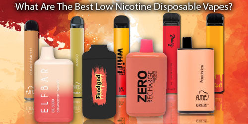 What Are The Best Low Nicotine Disposable Vapes?– The Smoke Plug