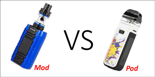 What's the difference between Vape Pod and Vape Mods