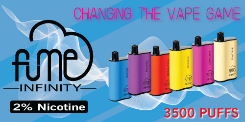 FUME INFINTY 2% low nicotine disposable vape