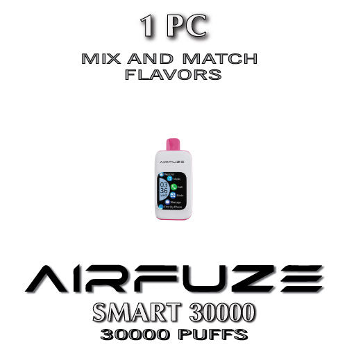 AIRFUZE SMART 30000 Disposable Vape Device | 30000 Puffs - 1PC The Smoke Plug AIRFUZE SMART 30000 Disposable Vape Device | 30000 Puffs - 1PC The Smoke Plug