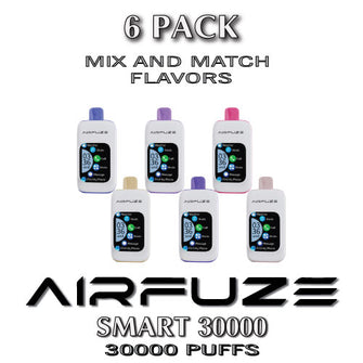 AIRFUZE SMART 30000 Disposable Vape Device | 30000 Puffs - 6PK