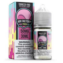 Air Factory Pink Punch Ice Salts 30ml | Tobacco Free E-Liquid | thesmokeplug.com