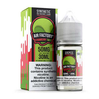 Air Factory Strawberry Twist Salts 30ml | Salt Nicotine E-Liquid | thesmokeplug.com