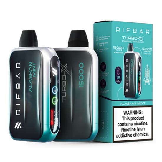 Rifbar Turbo-X Disposable Vape Device | 15000 Puffs - 1PC The Smoke Plug