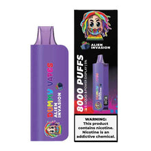 Alien Invasion Flavored Dummy Disposable Vape Device with 8000 Puffs 