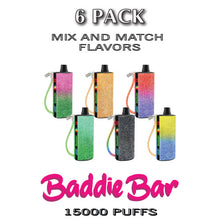 Baddie Bar Disposable Vape Device | 15000 Puffs - 6PK