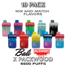 Bali x Packwoods 5% Disposable Vape Device | 6500 PUFFS - 10PK