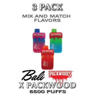 Bali x Packwoods 5% Disposable Vape Device | 6500 PUFFS - 3PK