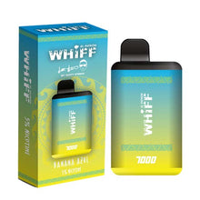 Banana Azul Flavored Whiff El Patron Disposable Vape Device by Scott Storch 7000 Puffs