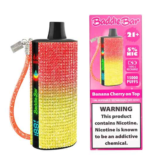 Baddie Bar Disposable Vape Device | 15000 Puffs - 1PC The Smoke Plug Baddie Bar Disposable Vape Device | 15000 Puffs - 1PC The Smoke Plug