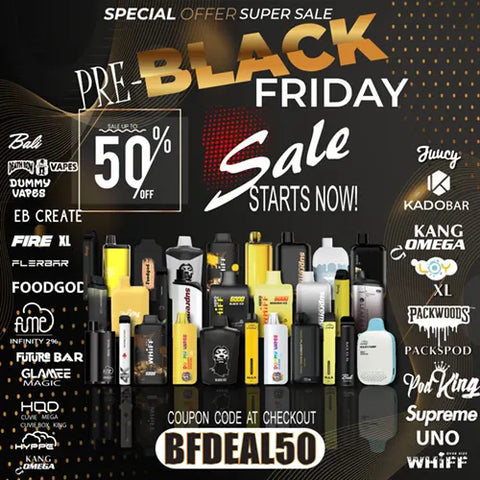 Black Friday sale on selectitems less 50 percent