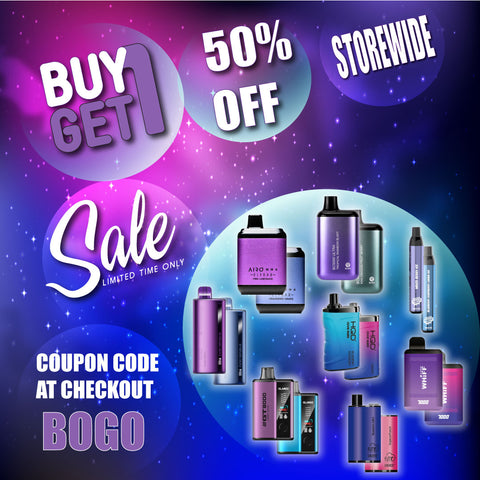 BUY 1 GET 1 50% OFF FOR STORWIDE ITEMS