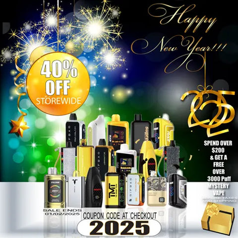 NEW YEAR SALE LESS 40 PERCENT PLUS FREE VAPE