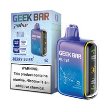 Berry Bliss Flavored Geek bar Pulse Disposable Vape Device - 15000 Puffs | thesmokeplug.com - 3PK