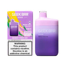 Berry Trio Ice Flavored Geek Bar B5000 Disposable Vape Device - 5000 Puffs | thesmokeplug.com - 3PK | thesmokeplug.com