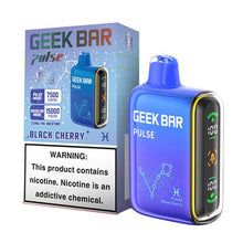 Black Cherry Flavored Geek bar Pulse Disposable Vape Device - 15000 Puffs | thesmokeplug.com - 6PK