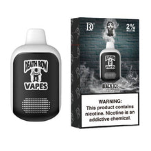 Black Ice Flavored Death Row Vapes 2% Disposable Vape Device - 5000 Puffs | thesmokeplug.com -  1PC