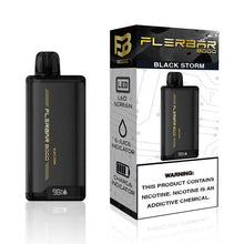 Black Storm Flavored FlerBar Disposable Vape Device 3PK | The Smoke Plug