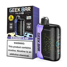 Blackberry B-Pop Flavored Geek Bar Pulse X Disposable Vape Device 3PK | The Smoke Plug