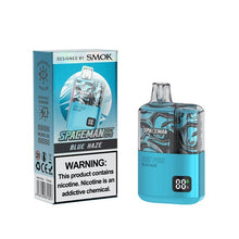 Blue Haze Flavored Spaceman 10K Pro Disposable Vape Device 3PK |  The Smoke Plug