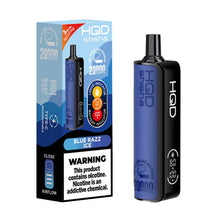 Blue Razz Ice 3mg Flavored HQD Shisha Hookah 3mg Disposable Vape Device - 20K Puffs -  | The Smoke Plug